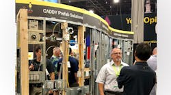 Caddy/NVent was just one of the many electrical manufacturers exhibiting prefabricated electrical products and systems at NECA this year.