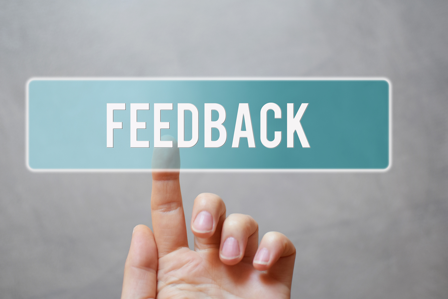 feedback on green background