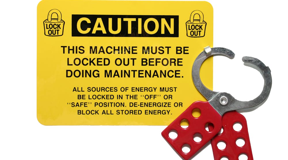 Lockout/Tagout Doesn't Make Motor Work Safe | EC&M