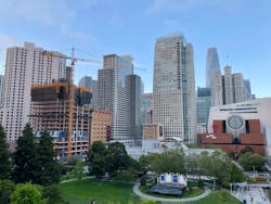 For local markets that rely on tech industries (such as San Francisco), the construction of new corporate headquarter buildings has provided contractors with the opportunity to work on once-in-a-lifetime trophy jobs. For local markets that rely on tech industries (such as San Francisco), the construction of new corporate headquarter buildings has provided contractors with the opportunity to work on once-in-a-lifetime trophy jobs.