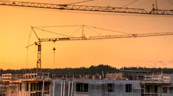 Building Construction And Cranes Arctic Images Stone Getty Images 1163974443