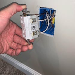 Proper precautions and safety measures must be used when replacing receptacles, including turning off the power at the breaker. Proper precautions and safety measures must be used when replacing receptacles, including turning off the power at the breaker.