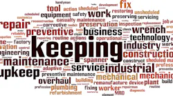 Maintenance Word Collage