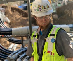 Foreman Cody Vincent enjoys sharing his knowledge with apprentices and helping them to be successful in their own careers. Foreman Cody Vincent enjoys sharing his knowledge with apprentices and helping them to be successful in their own careers.