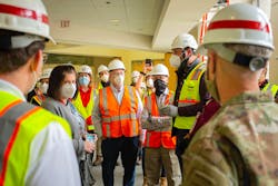 Continental Electric Construction, Chicago, subcontracted with New York-based Turner Construction Co. to repurpose a shuttered Elgin, Ill., facility to accommodate non-acute COVID-19 patients. Continental Electric Construction, Chicago, subcontracted with New York-based Turner Construction Co. to repurpose a shuttered Elgin, Ill., facility to accommodate non-acute COVID-19 patients.