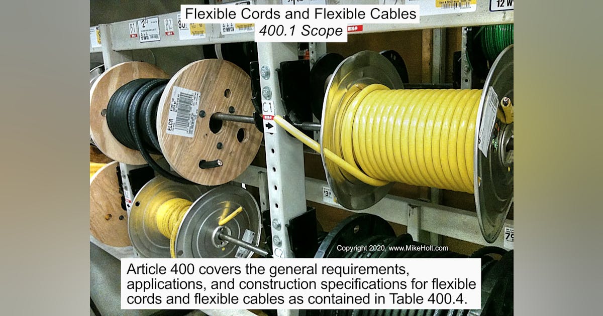 Flexible Cords and Flexible Cables