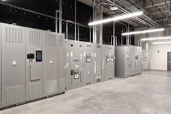 The 20,000-sq-ft central utility plant designed by Affiliated Engineers, Inc. (AEI) for Banner - University Medical Center South in Tucson, Ariz., consists of two stories, with the second level housing the unit substations, paralleling switchgear, and engine generators. The 20,000-sq-ft central utility plant designed by Affiliated Engineers, Inc. (AEI) for Banner - University Medical Center South in Tucson, Ariz., consists of two stories, with the second level housing the unit substations, paralleling switchgear, and engine generators.
