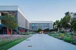 This Net-Zero Energy facility features integrated occupancy-based power outlets and lighting systems controlled via sensor. LED lighting shuts off automatically during non-occupancy hours, and 95% of spaces are daylit. Automatic dimming controls with light-level photo sensors are placed in daylit spaces. The building also features regenerative drive technology that captures power that is generated but unused and transfers it back into the electric grid. This Net-Zero Energy facility features integrated occupancy-based power outlets and lighting systems controlled via sensor. LED lighting shuts off automatically during non-occupancy hours, and 95% of spaces are daylit. Automatic dimming controls with light-level photo sensors are placed in daylit spaces. The building also features regenerative drive technology that captures power that is generated but unused and transfers it back into the electric grid.