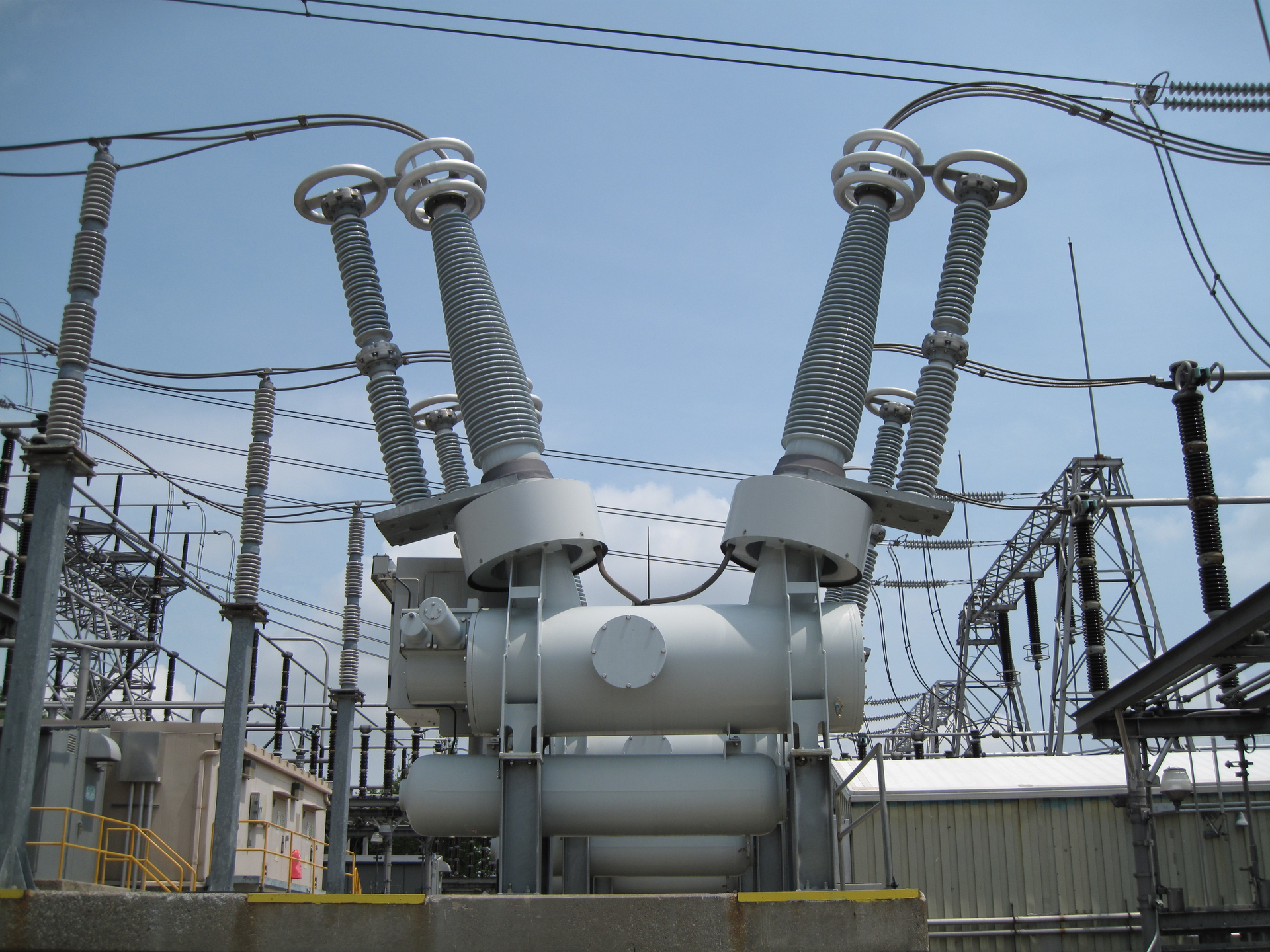Tests were being performed on a 3-phase, 250kV circuit breaker (like this one) when the accident occurred.