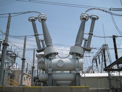 Tests were being performed on a 3-phase, 250kV circuit breaker (like this one) when the accident occurred. Tests were being performed on a 3-phase, 250kV circuit breaker (like this one) when the accident occurred.