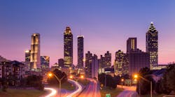 Atlanta Skyline During Twilight