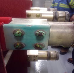 Photo 1. New 35kV indoor switchgear was damaged by partial discharge because of inadequate heaters, high moisture levels, and insufficient clearances. Photo 1. New 35kV indoor switchgear was damaged by partial discharge because of inadequate heaters, high moisture levels, and insufficient clearances.