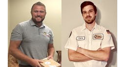 Gerald Talbot (left) and Chris Randall Gerald Talbot (left) and Chris Randall