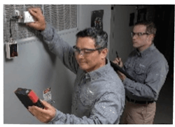 Photo A. Directional UHF sensor. Photo A. Directional UHF sensor.