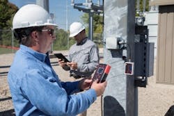 Photo B. Connection to permanently mounted HFCT sensors. Photo B. Connection to permanently mounted HFCT sensors.