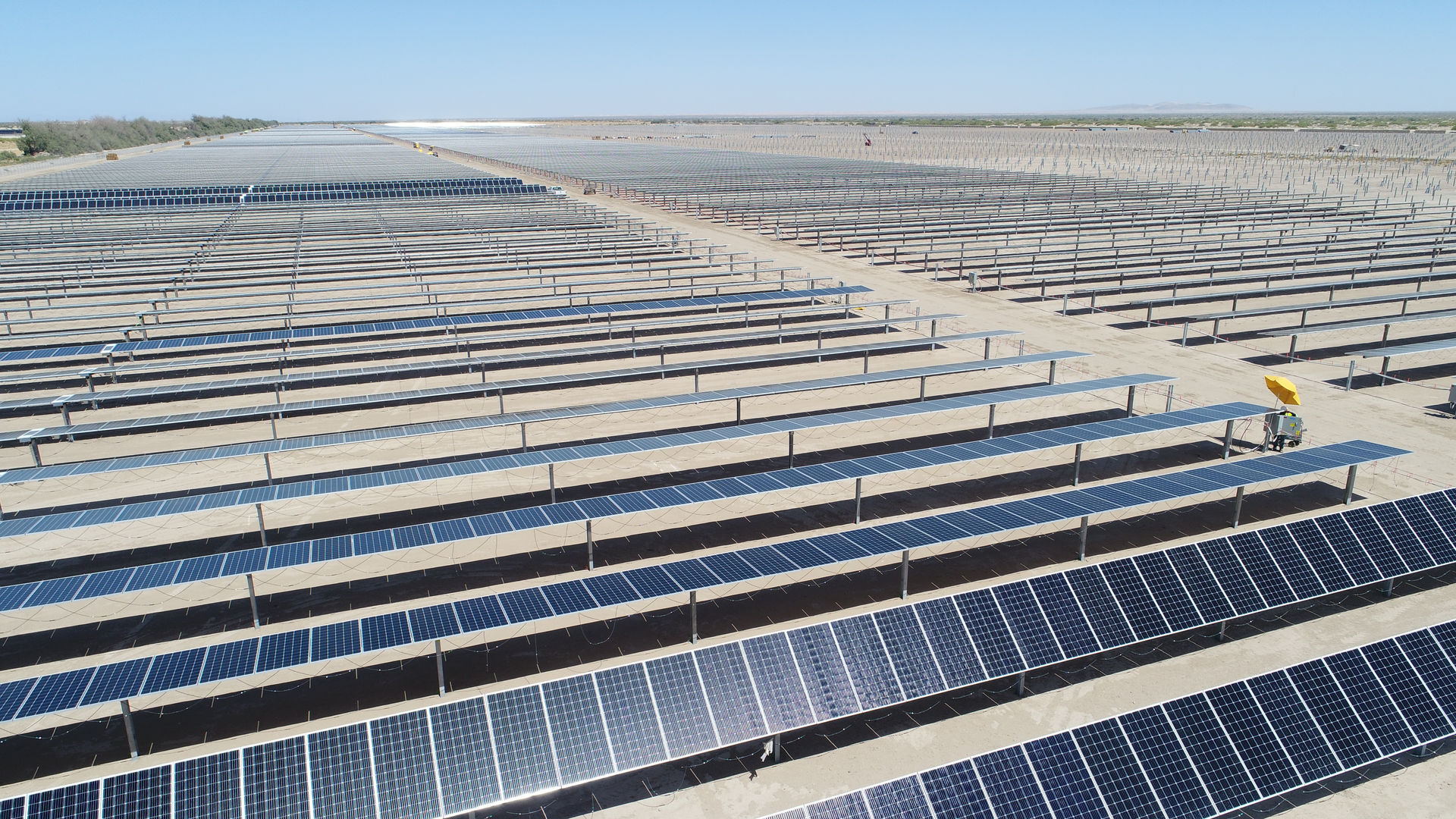 The 98MW DC/70MW AC Titan Solar 1 Project is under construction on 420 acres of land in Imperial County, Calif.