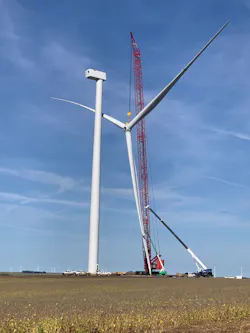 MidAmerican Energy’s Ida Grove II wind farm, located in Ida County in northwest Iowa, was constructed in 2019 and placed in service in December. The 202.36 MW wind farm is comprised of 81 wind turbines. MidAmerican Energy’s Ida Grove II wind farm, located in Ida County in northwest Iowa, was constructed in 2019 and placed in service in December. The 202.36 MW wind farm is comprised of 81 wind turbines.