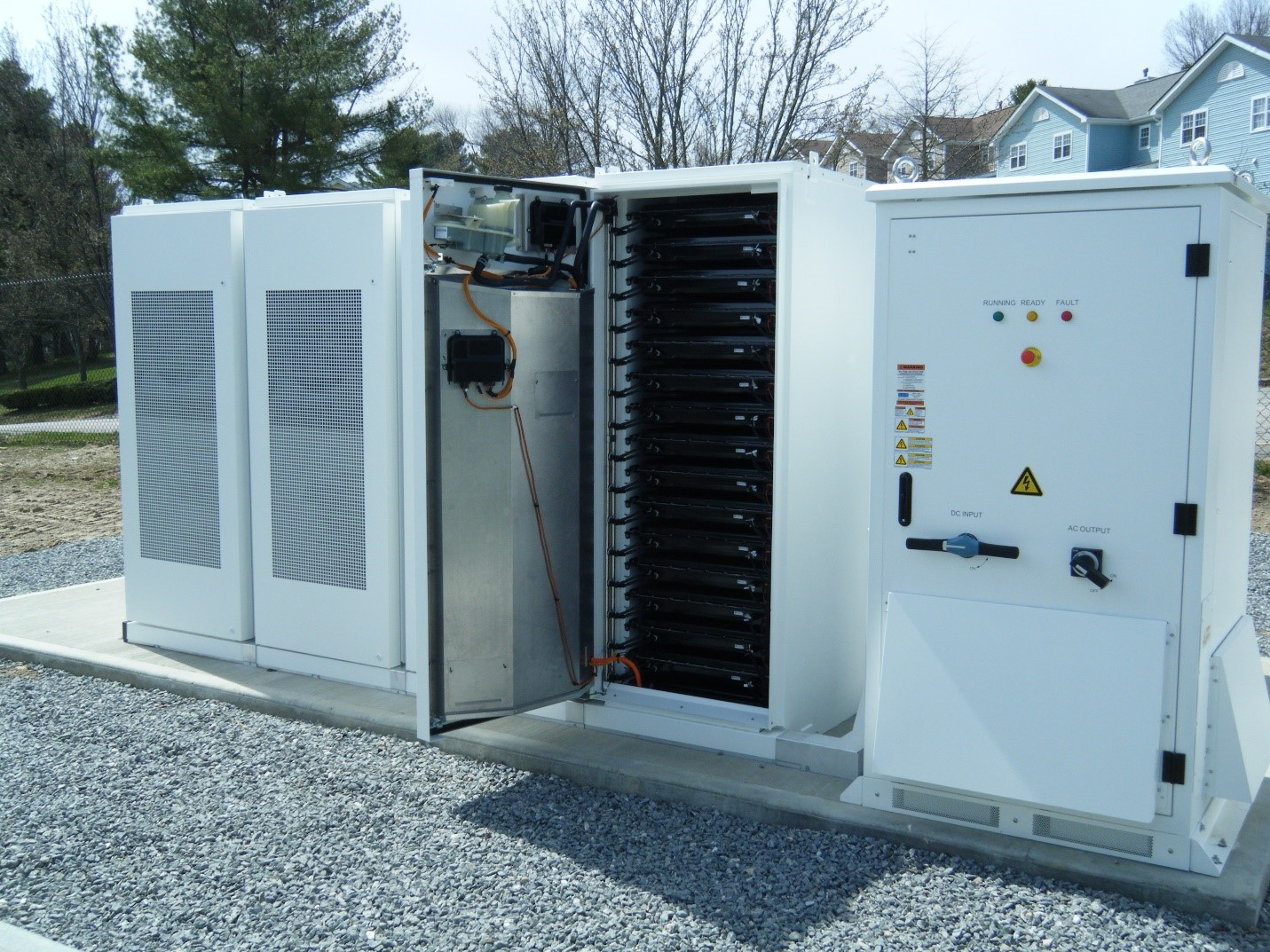 Here's an example of a complete energy storage system.
