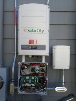 In this installation, the inverter charge controller is separate from the storage system. In this installation, the inverter charge controller is separate from the storage system.