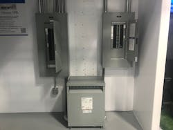 This is a typical example of a transformer installation. The incident energy at the secondary side of the transformer is based on the clearing time of the primary feeder circuit breaker feeding this transformer. This installation presents a unique challenge to the electrical worker performing justified energized work. This is a typical example of a transformer installation. The incident energy at the secondary side of the transformer is based on the clearing time of the primary feeder circuit breaker feeding this transformer. This installation presents a unique challenge to the electrical worker performing justified energized work.