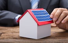 Sticking Solar Panel On Home Dreamstime 124524550