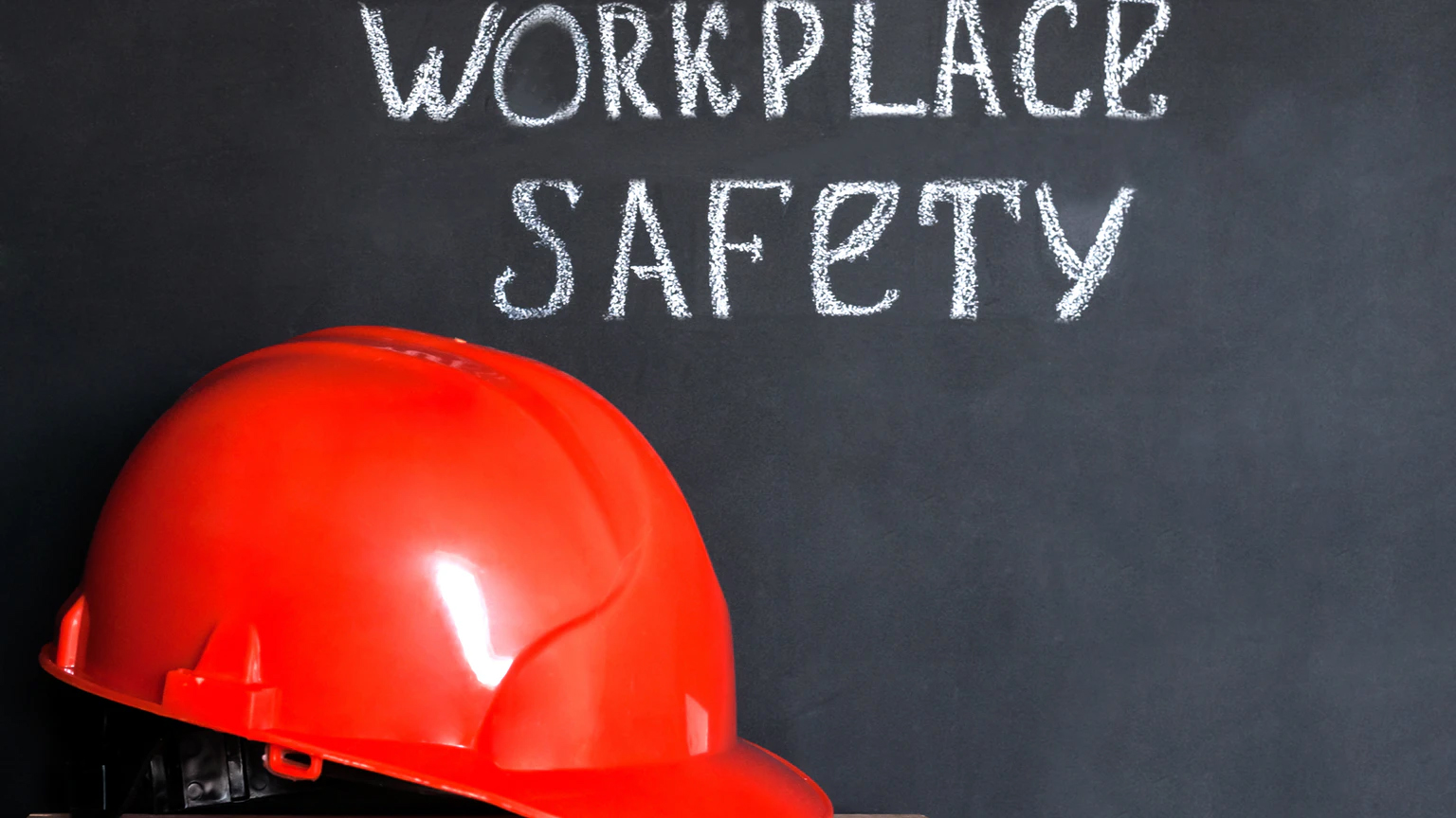 Work Place Safety Chalkboard And Hard Hat 5f8ef200ac4f9