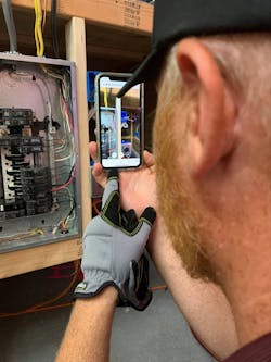Electricians at Bickimer Electric in Overland Park, Kan., prefer to use a platform called Stream to perform virtual estimates for customers.