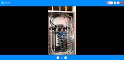 Mike Bickimer, co-owner of Bickimer Electric, which performed virtual estimates way before the start of the pandemic, says he was always able to walk customers through certain things over the phone — but the technology was never there. Now that it is, this alternative saves him lots of time in the right situations. This screenshot is an example of what the electrical contractor might send back to the end-user on a virtual estimate call. Mike Bickimer, co-owner of Bickimer Electric, which performed virtual estimates way before the start of the pandemic, says he was always able to walk customers through certain things over the phone — but the technology was never there. Now that it is, this alternative saves him lots of time in the right situations. This screenshot is an example of what the electrical contractor might send back to the end-user on a virtual estimate call.