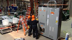 Sturgeon Electric's energized work training puts trainees in front of de-energized equipment. Sturgeon Electric's energized work training puts trainees in front of de-energized equipment.