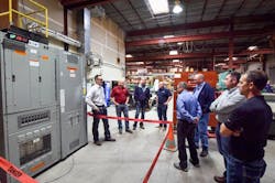 Project managers participate in parts of Sturgeon Electric's energized work training to understand what authorized workers must learn. Project managers participate in parts of Sturgeon Electric's energized work training to understand what authorized workers must learn.