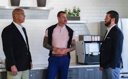 P2S new associate principals (from left) Kurt Kaiser, Stephan Freia-Kruse, and Mikhail Fuks. P2S new associate principals (from left) Kurt Kaiser, Stephan Freia-Kruse, and Mikhail Fuks.