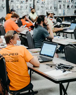 Students receive classroom instruction as part of a condensed, fast-track apprenticeship program offered through Independent Electrical Contractors of Central Indiana. Students receive classroom instruction as part of a condensed, fast-track apprenticeship program offered through Independent Electrical Contractors of Central Indiana.