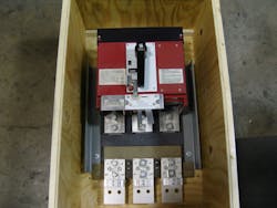 UL&rsquo;s Surveillance program allows the UL mark to be applied to reconditioned equipment to indicate that safety was addressed during the refurbishment process. This photo shows a cleaned and tested GE THPC High Pressure Contact Switch &ndash; Emergency Shipment (notice real crate).