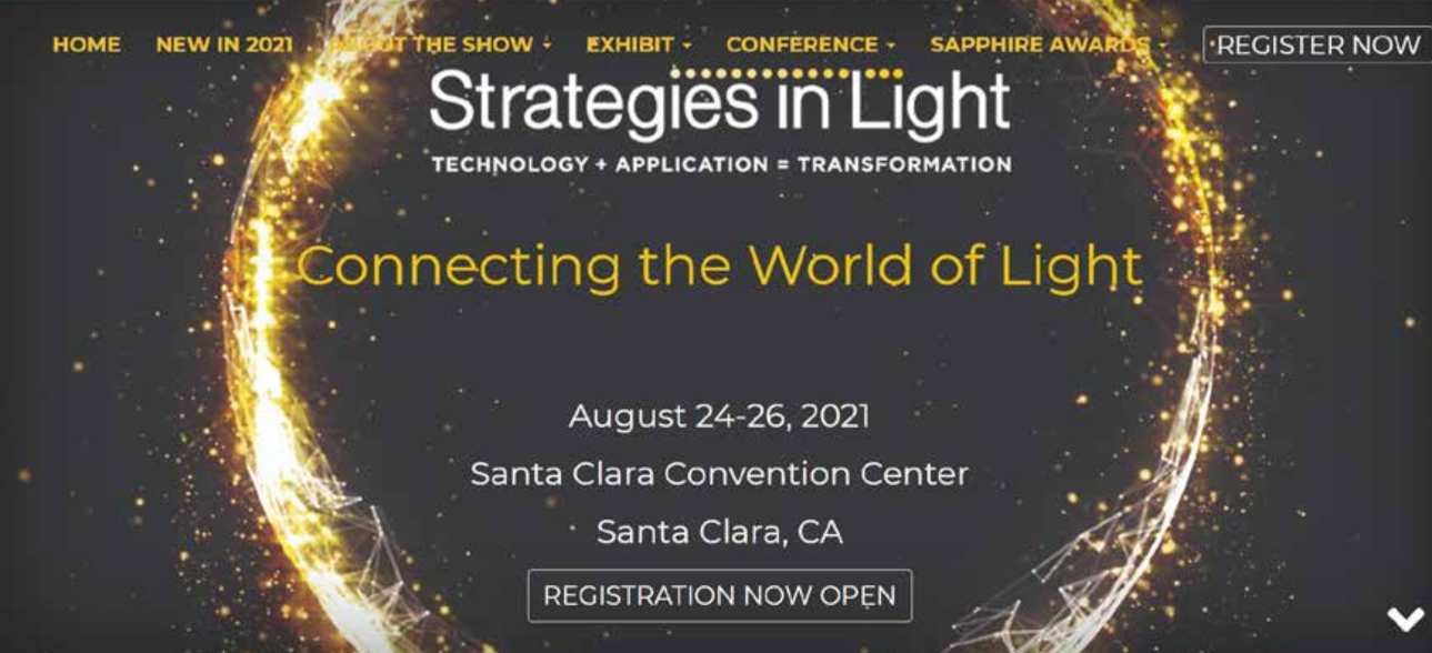 Strategies in Light 2021 Opens in August | EC&M
