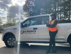 Throughout the day, Alethia Wallen is pricing change orders, ensuring her projects are staying on schedule, reviewing drawings and specs, and communicating with general contractors about the progress of projects.
