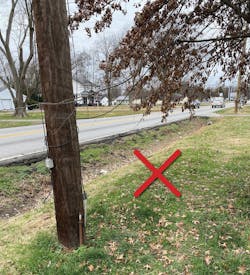 Photo 3. Location of where the victim was standing when he was electrocuted. Photo 3. Location of where the victim was standing when he was electrocuted.