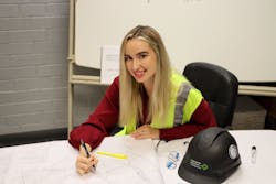 Tiffany Denning says the future of the electrical industry and other trades continues from the growth her generation can bring. Tiffany Denning says the future of the electrical industry and other trades continues from the growth her generation can bring.