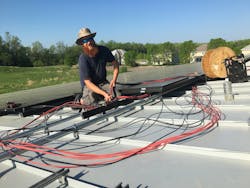 Technology is always growing, and the electrical field needs more people, says Seth Stevens, who says the EC&M 30 Under 30 is a great way to show younger people how awesome it is to be an electrician. Technology is always growing, and the electrical field needs more people, says Seth Stevens, who says the EC&M 30 Under 30 is a great way to show younger people how awesome it is to be an electrician.