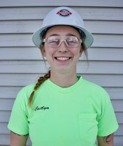 As a woman veteran and electrical apprentice, Caitlyn Bieniak hopes to inspire others to continue working toward their dreams.