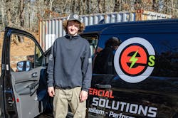 James Parker IV says in the electrical trade, you just need to have a good work ethic and the desire to learn. James Parker IV says in the electrical trade, you just need to have a good work ethic and the desire to learn.