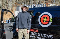 James Parker IV says in the electrical trade, you just need to have a good work ethic and the desire to learn. James Parker IV says in the electrical trade, you just need to have a good work ethic and the desire to learn.