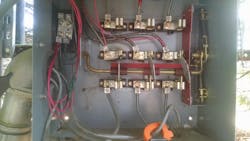 Photo 15. Just a glance tells someone with rudimentary electrical experience that obvious issues exist here. Photo 15. Just a glance tells someone with rudimentary electrical experience that obvious issues exist here.