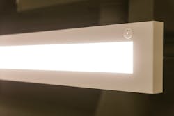 A close-up look at an integrated sensor. A close-up look at an integrated sensor.