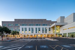 The Dixie Regional Medical Center campus comprises a three-level diagnostic and treatment center with a five-level, 132-bed patient tower, and an integrated medical office building for an outpatient oncology clinic, outpatient infusion clinic, radiation oncology, outpatient imaging, and research labs. Spectrum Engineers provided all services from concept, design development, construction documents, and construction administration through project completion. The Dixie Regional Medical Center campus comprises a three-level diagnostic and treatment center with a five-level, 132-bed patient tower, and an integrated medical office building for an outpatient oncology clinic, outpatient infusion clinic, radiation oncology, outpatient imaging, and research labs. Spectrum Engineers provided all services from concept, design development, construction documents, and construction administration through project completion.