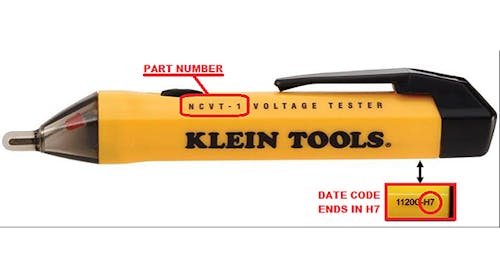 Klein Tools Recalled Nc Voltage Detector Promo