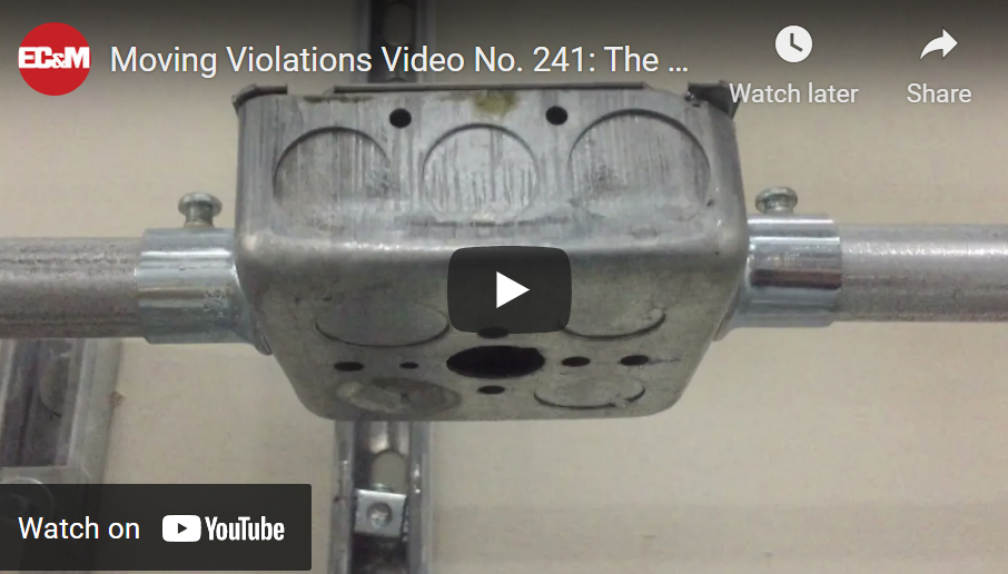 Moving Violations Video No. 241: The Magical Floating Box | EC&M