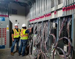Burns Engineering employees performed on-site work in 2020 at the Orlando, Fla., airport’s $2.8-billion terminal expansion, for which the company provided a range of design engineering services, including all low-voltage technology, architecturally integrated interactive multimedia features, and enhanced passenger processing technology. Burns Engineering employees performed on-site work in 2020 at the Orlando, Fla., airport’s $2.8-billion terminal expansion, for which the company provided a range of design engineering services, including all low-voltage technology, architecturally integrated interactive multimedia features, and enhanced passenger processing technology.