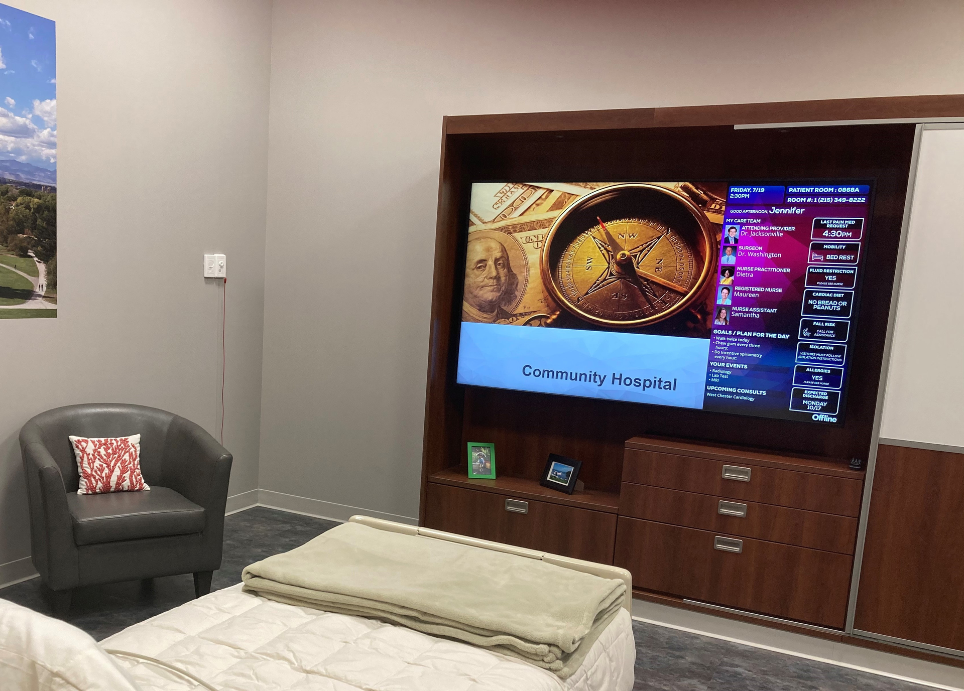 Schneider Electric Digital Footwall Patient Room 60b91ca231c50