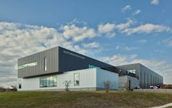 Constructed using stones from the historic Allbright Hall, which served the district since 1927, this new 27,000-square-foot high school facility , which Core States Group worked on, contains 11 classrooms, two science labs, a computer lab, a multipurpose lab, administration offices, and a library. Seated on a prominent corner of campus, the library has a translucent glow on the exterior, acting as a beacon for the community and serving as a reminder of the former greenhouse that once served as a visual marker on the site. Constructed using stones from the historic Allbright Hall, which served the district since 1927, this new 27,000-square-foot high school facility , which Core States Group worked on, contains 11 classrooms, two science labs, a computer lab, a multipurpose lab, administration offices, and a library. Seated on a prominent corner of campus, the library has a translucent glow on the exterior, acting as a beacon for the community and serving as a reminder of the former greenhouse that once served as a visual marker on the site.