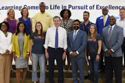 The Strata Team with The Halifax Lighthouse program leaders and Gov. Cooper.